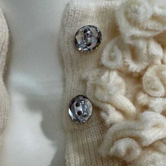 Escada Wool Cream Cardigan Sweater - Picture 5 of 9